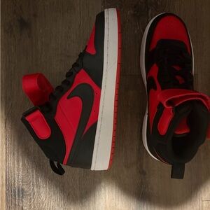 Nike Black and Red Sneakers